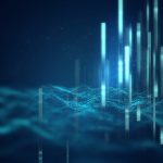Blue Geometric Shape Abstract Technology Background