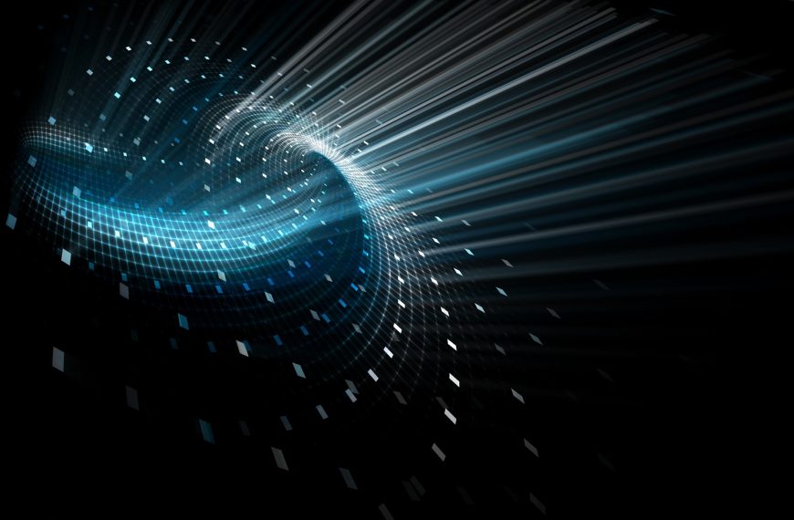 Abstract Techno Background